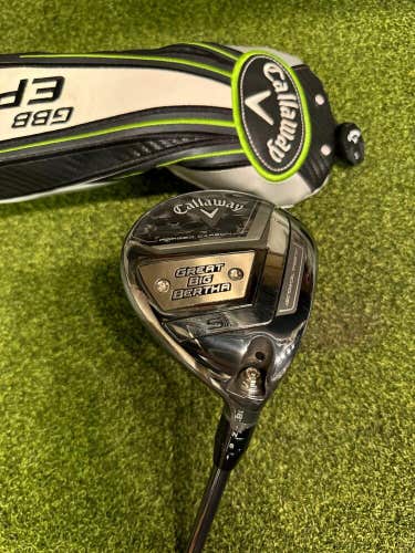 Callaway Great Big Bertha 5 18* Fairway Wood, Helium Senior Flex, RH