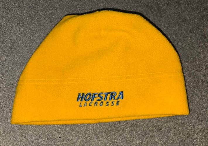 Hofstra Pride Lacrosse Team Issued Fleece Beanie Cap Hat