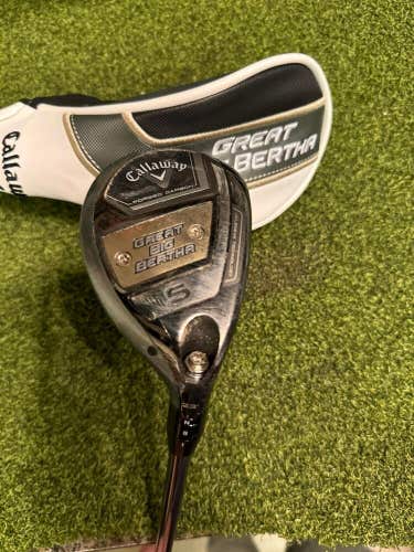 Callaway Great Big Bertha 5 23* Hybrid, Helium Senior Flex, RH