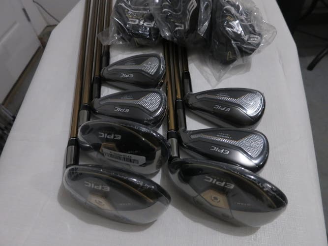 Callaway Epic Forged Star Iron Set - 4H, 5H, 6H, 7-PW - Ladies Graphite - NEW