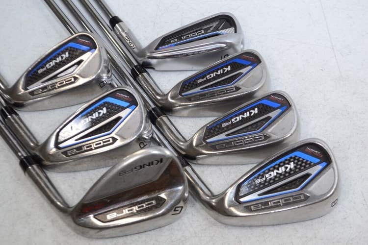 Cobra King F8 One Length 5-PW,GW Iron Set Right Regular Flex MPH Steel # 177304