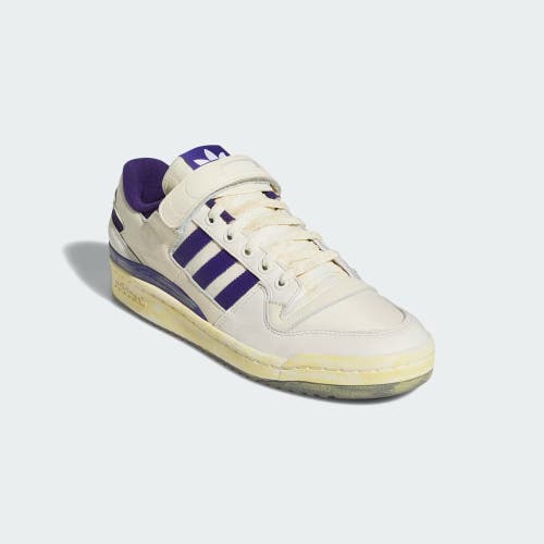 Adidas Forum 84 Low AEC HP9542 Sneakers Mens White Purple Leather Low Top FL2340