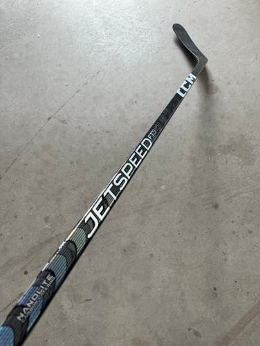 Used Senior CCM Left Hand P92M 85 Flex Pro Stock JetSpeed FT5 Pro Hockey Stick