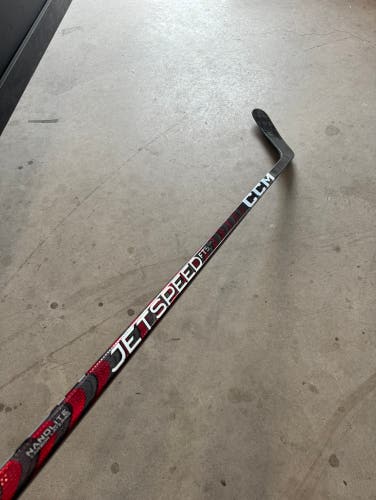 Used Senior CCM Left Hand P92M 85 Flex Pro Stock JetSpeed FT5 Pro Hockey Stick