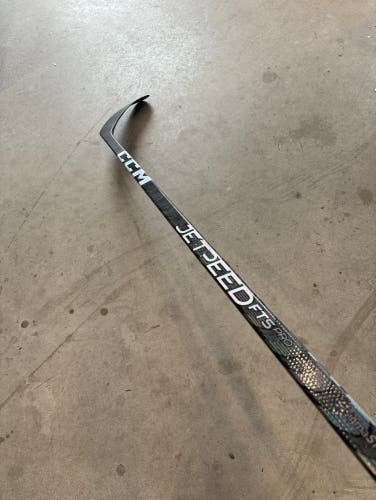 Used Senior CCM Left Hand P92M 85 Flex Pro Stock JetSpeed FT5 Pro Hockey Stick