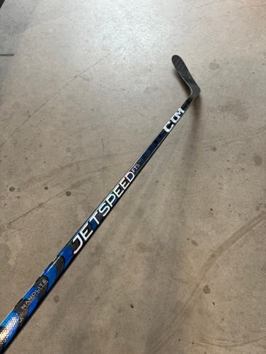 Used Senior CCM Left Hand P28M 85 Flex Pro Stock JetSpeed FT5 Pro Hockey Stick