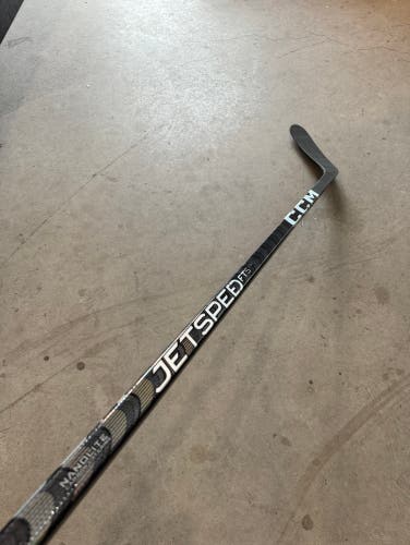 Used Senior CCM Left Hand P28 85 Flex Pro Stock JetSpeed FT5 Pro Hockey Stick