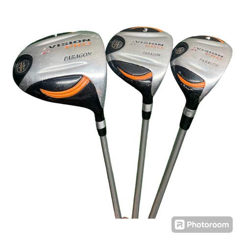 Ladies Paragon Vision Pro Driver 3 Wood & 4 Hybrid Graphite Shafts RH