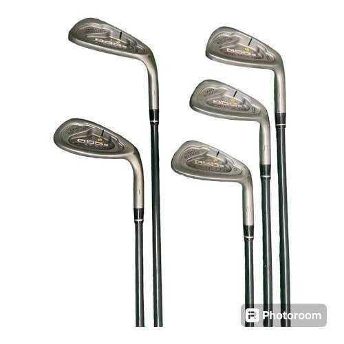 Tommy Armour 855s Silver Scot 8-PW + GW + SW G Force 2 Stiff Flex Graphite RH