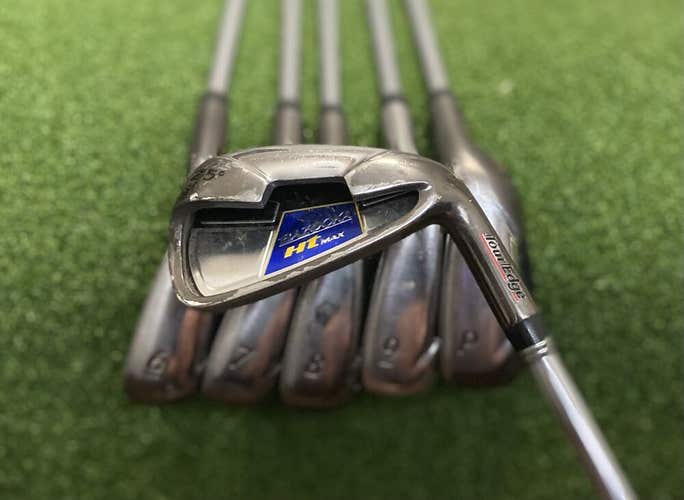 Used RH Tour Edge Bazooka HT Max Iron Set 5-P Microtaper Steel Regular