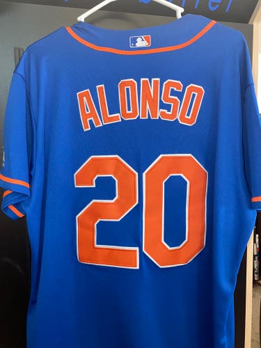 Pete Alonso Mets majestic Large jersey