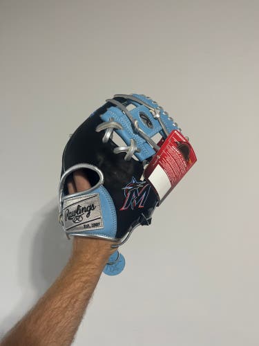 Rawlings heart of the hide 11.5 Miami Marlins baseball glove