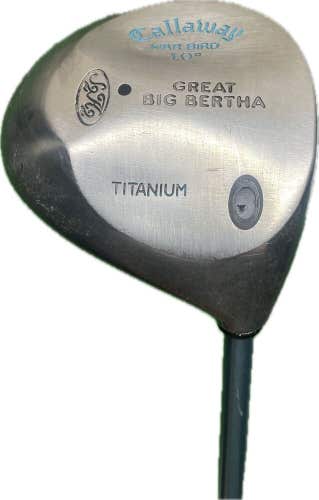 Ladies Callaway Great Big Bertha War Bird 10° Driver Gems Graphite Shaft RH 44”L