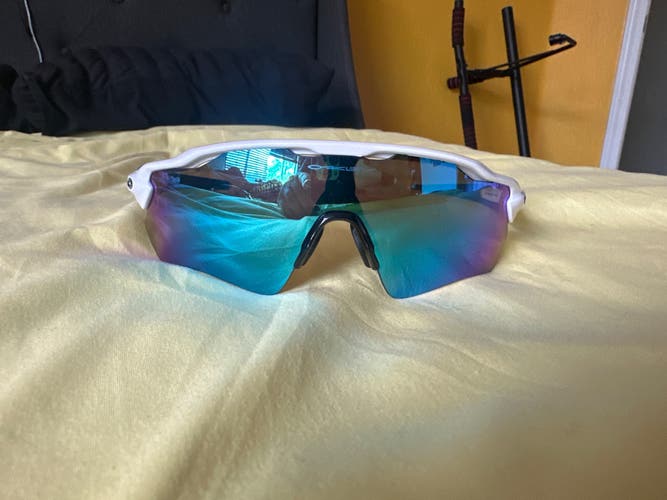 Blue Used One Size Fits All Oakley Sunglasses