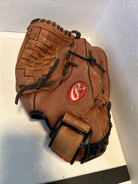 Rawlings RBG36TBR 12.5" Leather Zero Shock Baseball Glove RHT Right Hand Throw