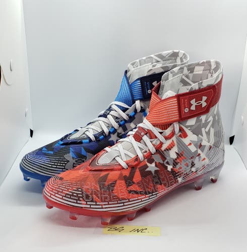 Under Armour Highlight MC LE USA Football Cleats Men’s Size 12 UA 3026340-100