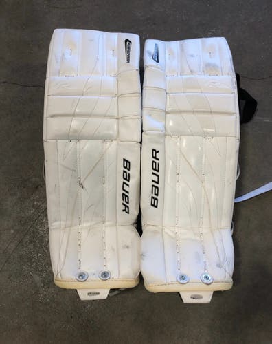 Used Bauer Reactor 2000 Hockey Goalie Leg Pads (28" + 1")