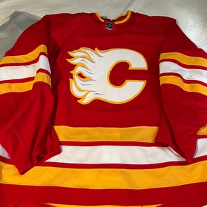 Red Game Used Size 56 Adidas Jersey(Stripped)