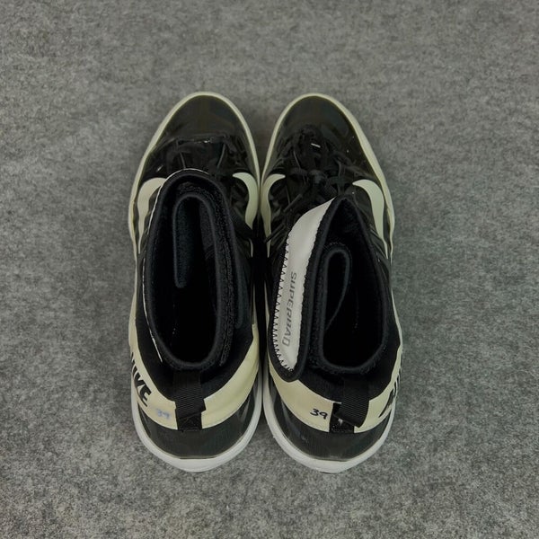 Nike Mens Football Cleats 15 Black White Shoe Lacrosse Air Zoom Super Bad TD