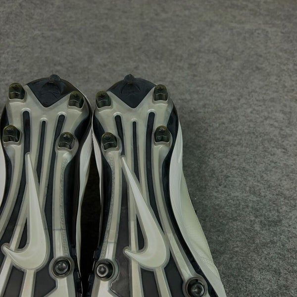 Nike Mens Football Cleats 15 Black White Shoe Lacrosse Air Zoom Super Bad TD