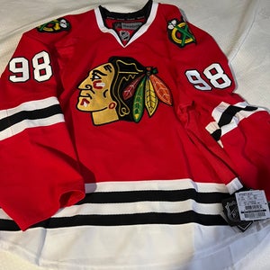 Red Chicago Bedard 54 And New Size 56 Reebok Jersey