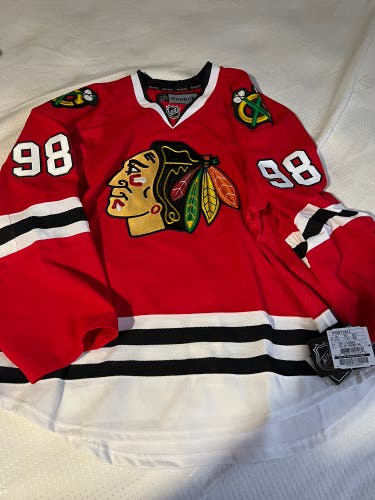 Red Chicago Bedard 54 And New Size 56 Reebok Jersey