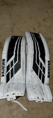 Used 36" Vaughn Velocity VE8 Goalie Leg Pads