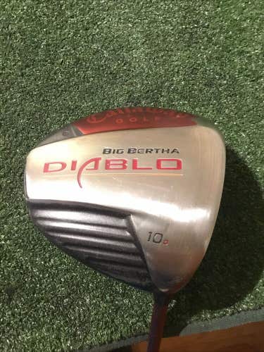 Callaway Big Bertha Diablo Draw 10* Driver Regular Aldila NV 65g Graphite Shaft