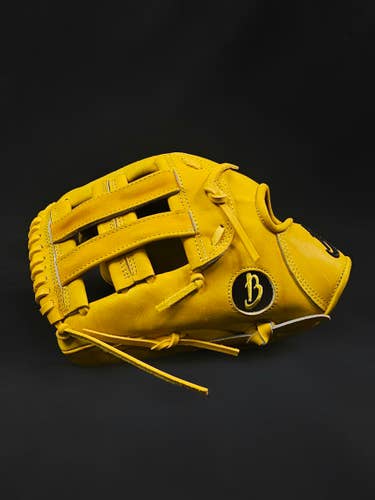 New YELLOW 2024 Left Hand Throw Outfield Bpro Baseball Glove 12.75"