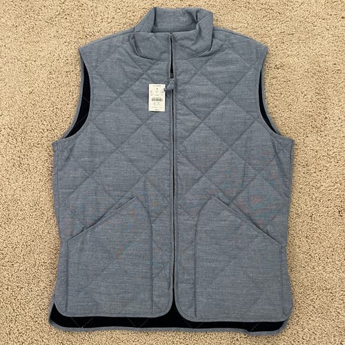 Brand New JCrew Light Blue Vest Men's Size Medium Retail $90