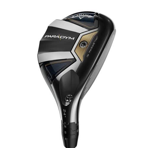 LEFT HANDED CALLAWAY 2023 PARADYM 5 HYBRID GRAPHITE LIGHT ALDILA ASCENT PL BLUE 50 HB/IR GRAPHITE