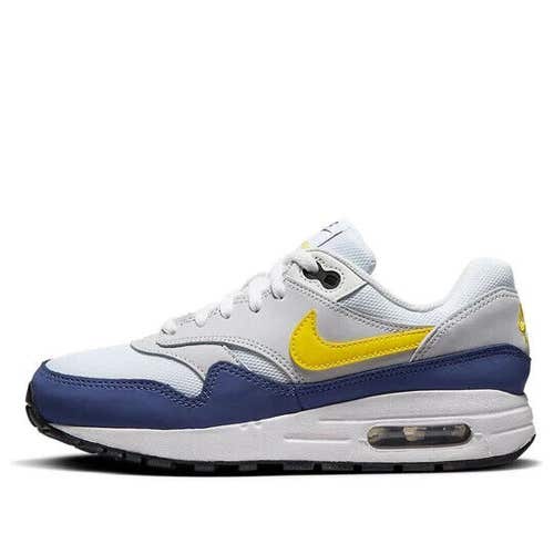 Nike Air Max 1 DZ3307-107 Big Kids Blue Recall Tour Yellow Casual Shoes FL2639