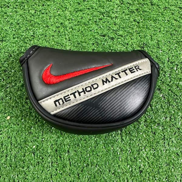 Nike Method Matter Center Shaft Putter Headcover Mallet Black Red