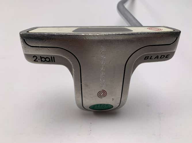 Odyssey White Steel 2-Ball Blade Putter 35" Mens RH