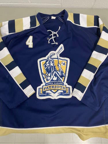 Upper Canada Patriots JrA XL game jersey #4