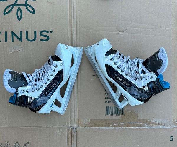 Bauer Reactor 9000 Hockey Goalie Skates Regular Width