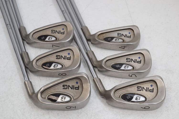 Ping i3 + 4-9 Iron Set Blue Dot Right Stiff Flex Steel # 177245