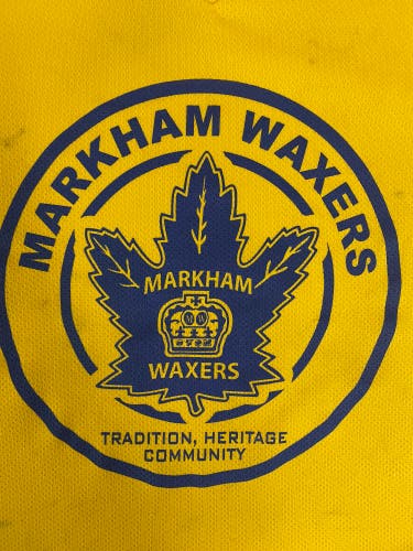 Markham Waxers mens large practice jersey