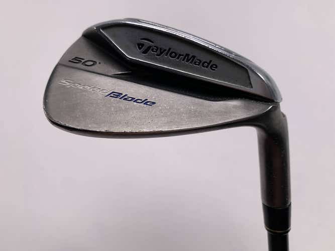 TaylorMade Speedblade Approach Wedge 50* VeloxT 75g Stiff Graphite Mens RH