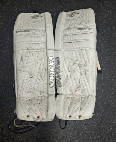 Used 35" Vaughn Velocity V3 Goalie Leg Pads