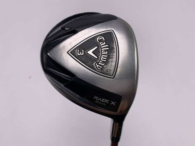 Callaway Razr X Black 3 Fairway Wood 15* 60g Stiff Graphite Mens RH