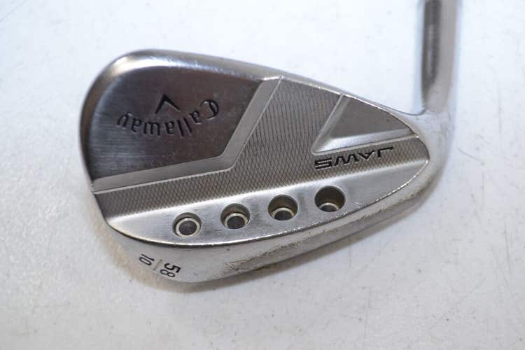 LEFT HANDED Callaway Jaws Full Toe Raw Face 58*-10 Wedge KBS Steel #177414