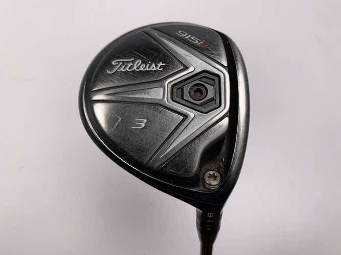 Titleist 915 F 3 Fairway Wood 15* HZRDUS Smoke RDX 6.5 70g Extra Stiff RH