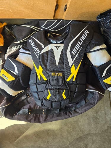 Used Large Bauer Elite Goalie Chest Protector