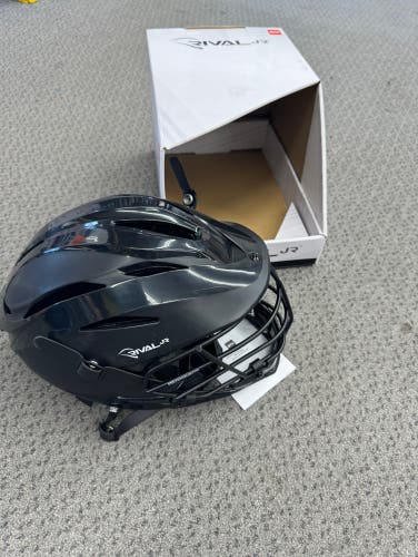 STX Black Rival Jr Lacrosse helmet