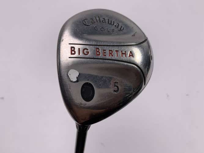 Callaway 2004 Big Bertha 5 Fairway Wood 18* RCH 75w Regular Graphite Mens LH