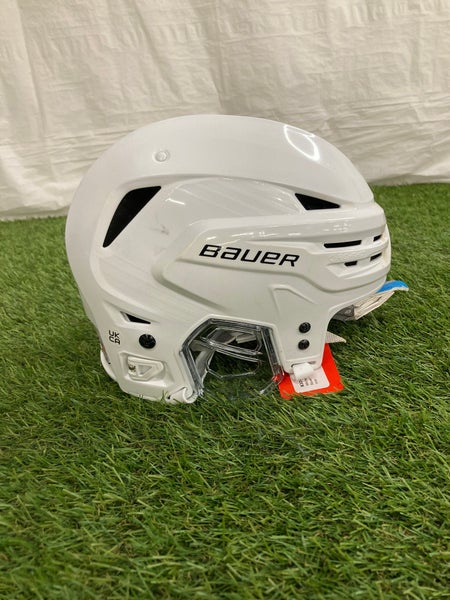 White New Medium Bauer Re-Akt 85 Helmet