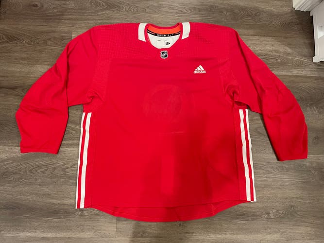 Team issued authentic adidas nhl practice jersey size 58+