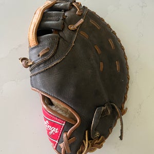 Used Rawlings Left Hand Throw First Base RFM25MM Baseball Glove 12"