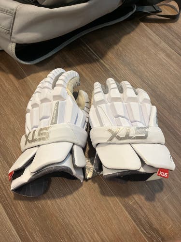 Used STX Large Surgeon RZR Lacrosse Gloves